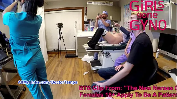 Zobrazit celkem SFW - NonNude BTS From Nova Maverick's The New Nurses Clinical Experience, Post shoot shenanigans, Watch Entire Film At GirlsGoneGynoCom zkumavek